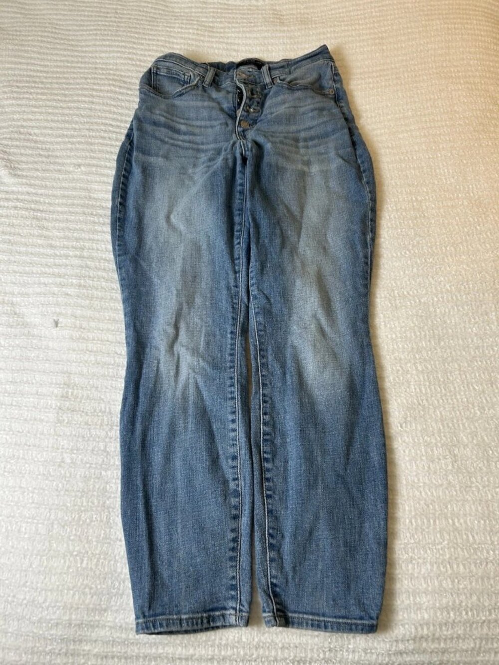 Lucky Brand Women's High-Rise Skinny Bridgette 6/28 Ankle Stretch Denim Jeans
